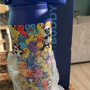 Colorful Duck Patterned Water Bottle